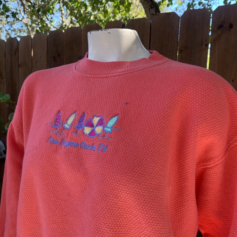 Vintage New Smyrna Beach sweatshirt size Medium. - Picture 2 of 9